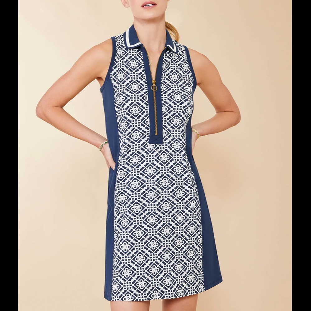 Spartina 449 Navy and White Mini Dress